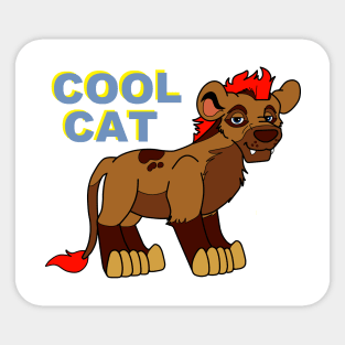 Cool Cat Sticker